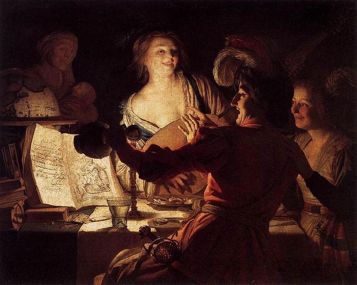 Gerard van Honthorst Merry Company